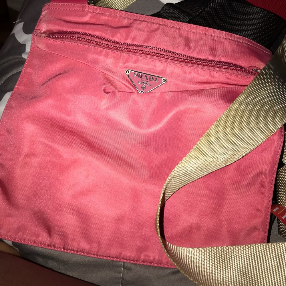 *FINAL PRICE* Prada Peonia Nylon Vela Crossbody